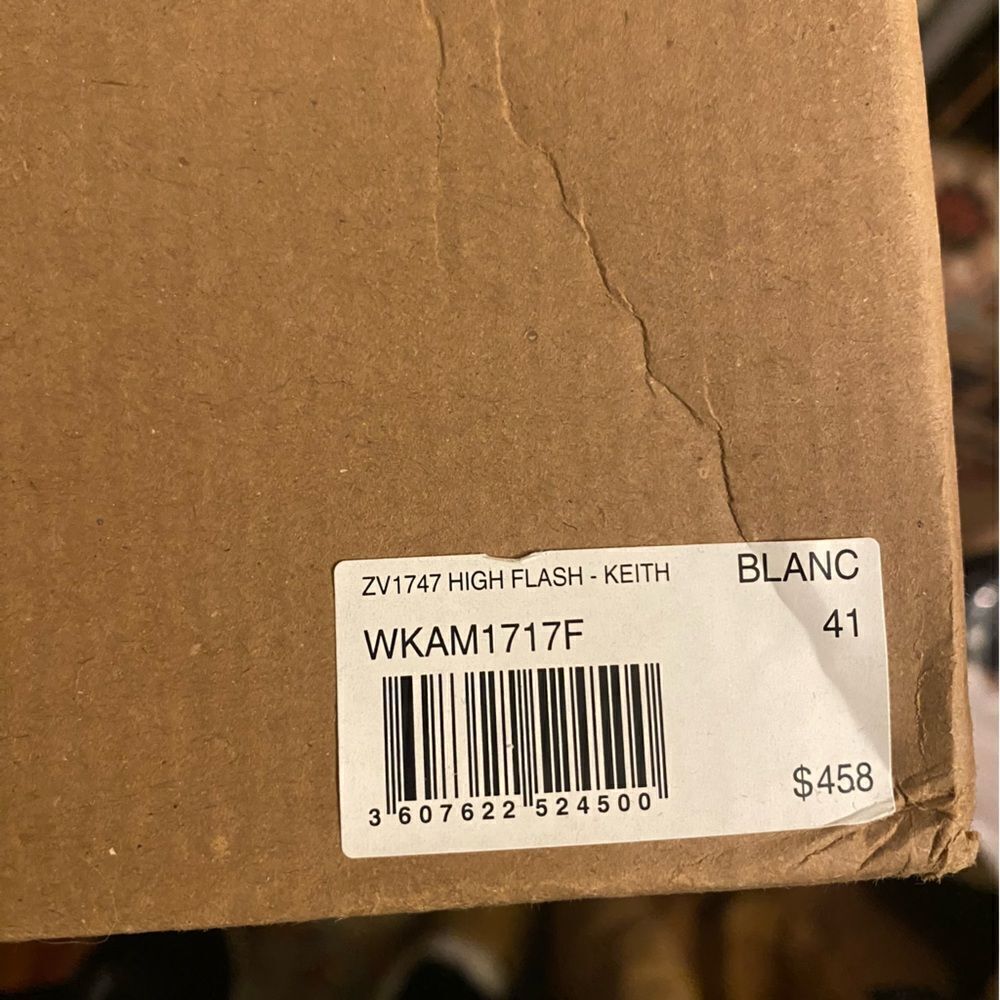 Zadig & Voltaire High Flash Keith Sneakers hi tops wedge white shoes NIB 41 11 - Picture 15 of 15